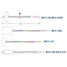 BRIDA BANDERA 130X2,5mm Sup.Marc.28x20mm