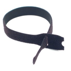 BRIDA DE VELCRO 125X12mm  NEGRA (20UNIT)