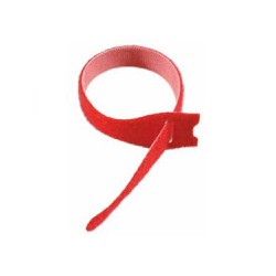 BRIDA DE VELCRO 125X12mm  ROJO (20UNIT)