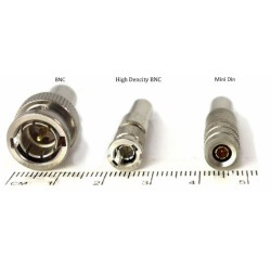 CABLE MINI BNC M-BNC H RG179 25cm TEFLON