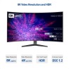 ADAPTADOR MINIDP M-DISPLAYPORT H 15cm 8k