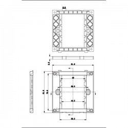 MARCO+BASTIDOR 43,8x65 BLANCO VALUE
