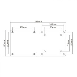 SOPORTE VESA PARA MINIPC NEGRO