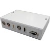 CAJA METAL VGA+HDMI+USB+1 MINIJACK