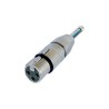 ADAPTADOR XLR3 H-JACK 6,3 M MONO NEUTRIK