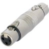 ADAPTADOR XLR3 HEMBRA-HEMBRA NEUTRIK