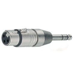 ADAPTADOR XLR3 H-JACK 6,3 M ST NEUTRIK