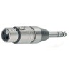 ADAPTADOR XLR3 H-JACK 6,3 M ST NEUTRIK