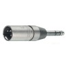 ADAPTADOR XLR3 M-JACK 6,3 M ST NEUTRIK