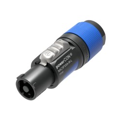 CONECTOR POWERCON 20A IN NEGRO NEUTRIK