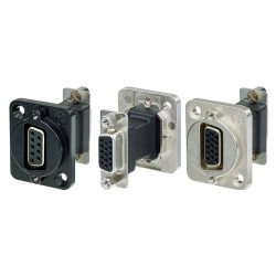 CONECTOR DOBLE HEMBRA DB9 H-H CHASIS