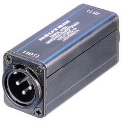 ADAPTADOR IMPEDANCIA XLR3 M-BNC H NEUTRI