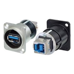 CONECTOR USB 3.0 TIPO A-B REVER. NEUTRIK