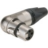 CONECTOR XLR3 H CODO AEREO NIKEL NEUTRIK