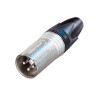 CONECTOR XLR3 MACHO AEREO NIKEL NEUTRIK