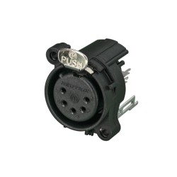 CONECTOR XLR5 HEMBRA PANEL C/I NEUTRIK