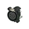 CONECTOR XLR5 HEMBRA PANEL C/I NEUTRIK