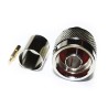 CONECTOR N MACHO RG214 CRIMPAR COAX