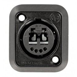CONECTOR 2xLC CHASIS NO2-4FDW-A NEUTRIK