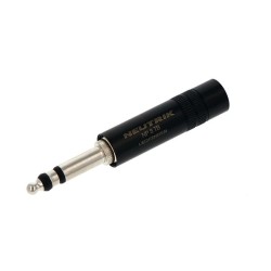 CONECTOR JACK M 6,35mm ST NEGRO NEUTRIK