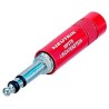 CONECTOR JACK M 6,35mm ST ROJO NEUTRIK