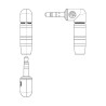 CONECTOR MINIJACK M 3,5mm ST CODONEUTRIK