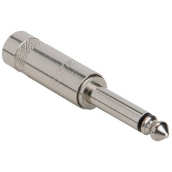 CONECTOR JACK M 6,35mm MONO REAN NIKEL