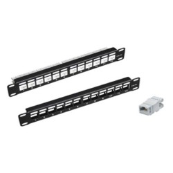 PANEL 10" 12P RJ45 VACIO NEGRO