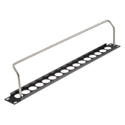 PANEL 19" 1U 16 PUERTOS XLR+ VARILLA+POR