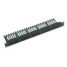 PANEL 19" 50 PUERTOS RJ45 VOZ CAT3 NEGRO