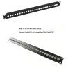 PANEL 19" 1U 1X24 BNC NEGRO (VACIO)
