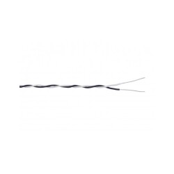 CABLE PARAFINADO 2X0,6 BLANCO-NEGRO