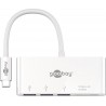 ADAPTADOR USB C M-3xUSB 3.0+LECTOR TARJE