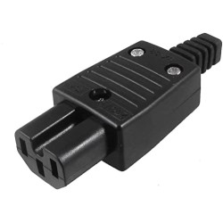 CONECTOR ALIMENTACION C15 HEMBRA RECTO