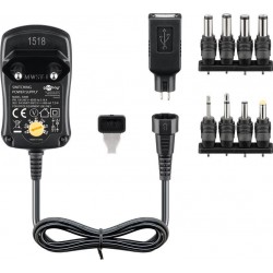 ALIMENTADOR UNIVERSAL 3-12V 0.6A 7.2W NE