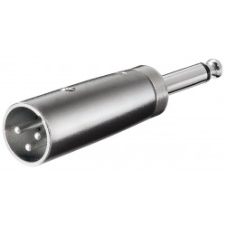 ADAPTADOR XLR3 M-JACK 6,3 M...