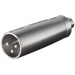 ADAPTADOR XLR3 MACHO-RCA...