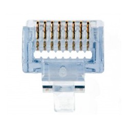 CONECTOR EZ-RJ45 MACHO UTP CAT6