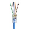 CONECTOR EZ-RJ45 MACHO UTP CAT6