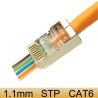 CONECTOR EZ-RJ45 MACHO FTP CAT6