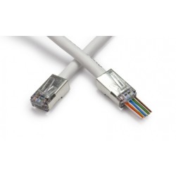 CONECTOR EZ-RJ45 MACHO FTP CAT6