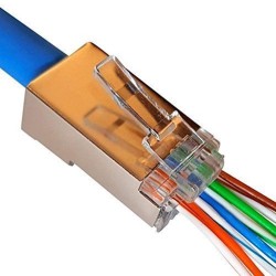 CONECTOR EZ-RJ45 MACHO FTP CAT6