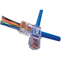 CONECTOR EZ-RJ45 MACHO UTP CAT5/5e