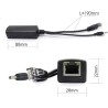 EXTRACTOR SPLITTER POE RJ45 H-M+JACK 12V