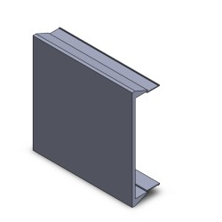 MODULO 45x45 CIEGO ALUMINIO PERFILPLUS