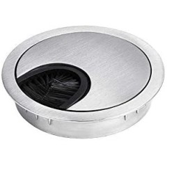 PASACABLES REDONDO CEPILLO MESA 60mm MET