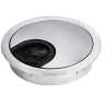 PASACABLES REDONDO CEPILLO MESA 60mm MET