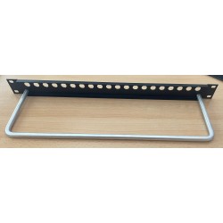 PANEL 19" 1U 1X20 BNC+SOPORTE+ROTULO