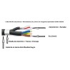 CABLE MICRO 2x0,24mm+3x1,5 C/M GOMA NEGR