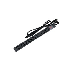 REGLETA 19" 8xC13 + 3xC19+INTERRUPTOR